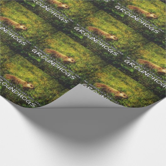 Geen enkele vrouw is een mislukking met Groundhogs Cadeaupapier (Hoek)