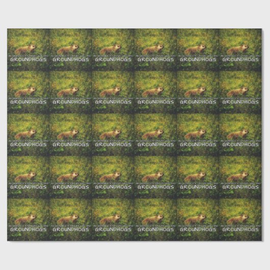 Geen enkele vrouw is een mislukking met Groundhogs Cadeaupapier (Vlak)