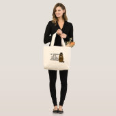 Geen enkele vrouw is een mislukking met Groundhogs Grote Tote Bag (Voorkant (model))