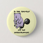 Geen entertainmentButton Ronde Button 5,7 Cm (Voorkant)