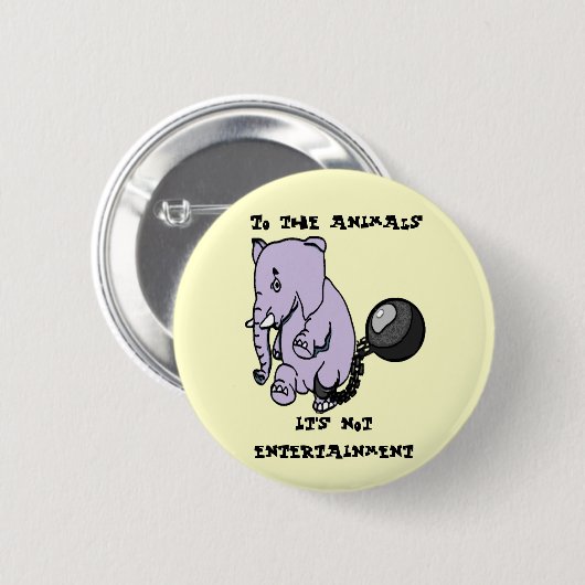 Geen entertainmentButton Ronde Button 5,7 Cm (Voorkant /achterkant)