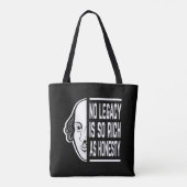 Geen erfenis is zo rijke Shakespeare citeert de sp Tote Bag (Achterkant)