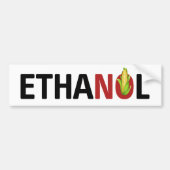 Geen ethanol Bumpersticker (Voorkant)