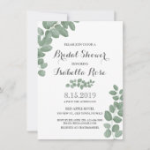 Geen Eucalyptus Leaf Vrijgezellenfeest Kaart (Voorkant)