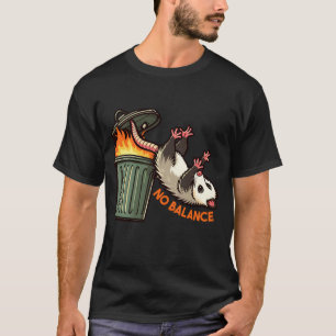 Geen evenwicht buidelrat grappig dier grappig t-shirt