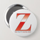 Geen exacte zone - knop Zoner Ronde Button 4,0 Cm (Voorkant /achterkant)