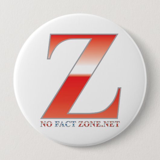 Geen exacte zone - knop Zoner Ronde Button 4,0 Cm (Voorkant)