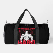 Geen Excuses, Hard Werken Fitness Gym Motivatie