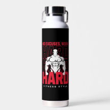 Geen Excuses, Hard Werken Fitness Gym Motivatie