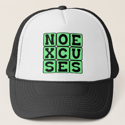 Geen Excuses, Internet Meme Trucker Pet (Voorkant)