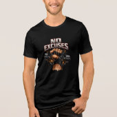 Geen Excuses Tri-Blend Shirt (Voorkant)