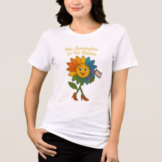 Geen excuses voor deze bloei Tri-Blend shirt