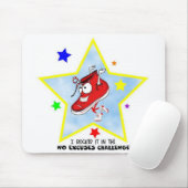 GEEN EXCUSSIES Uitdaging Mousepad Muismat (Met muis)