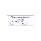 Geen excuus om de laatste stempel te gebruiken (Design)