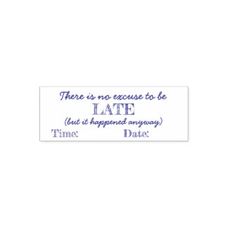 Geen excuus om de laatste stempel te gebruiken