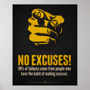 Geen excuus! poster