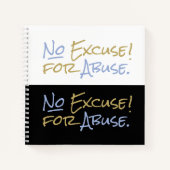 Geen excuus voor giftige emotionele mishandeling e notitieboek (Voorkant)