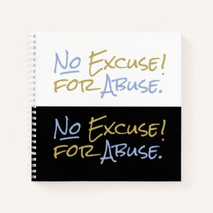 Geen excuus voor giftige emotionele mishandeling e notitieboek