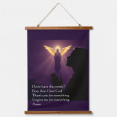 Geen excuus voor het gebed hangend wandkleed (Voorkant)