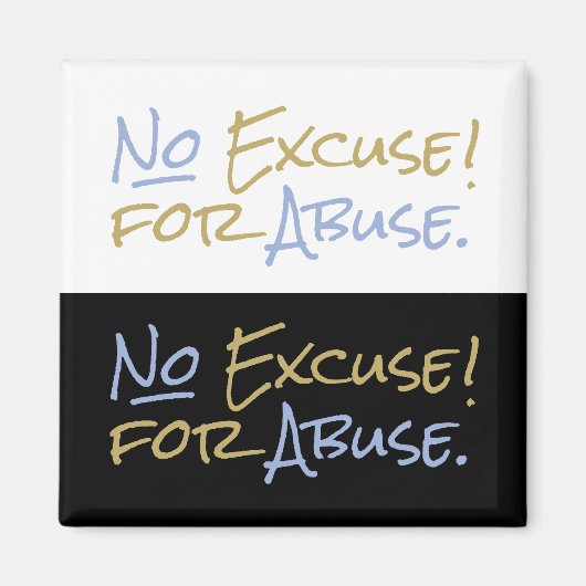 Geen excuus voor misbruik en genezing van moeilijk magneet (Voorkant)