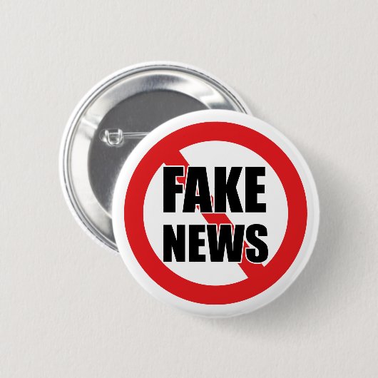 Geen extra Fake News Badge Button (Voorkant /achterkant)