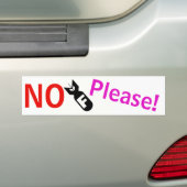 Geen F-Bomb alsjeblieft. sticker (Op auto)