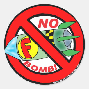 GEEN F-BOMB STICKERS