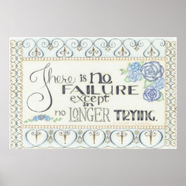 Geen Falen Elbert Hubbard Muurkunst Poster