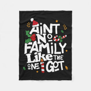 Geen familie zoals die van mijn familie. fleece deken