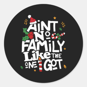 Geen familie zoals die van mijn familie. ronde sticker