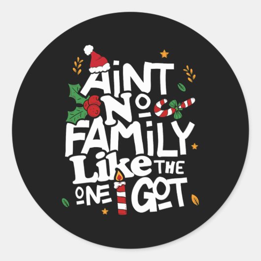 Geen familie zoals die van mijn familie. ronde sticker (Voorkant)