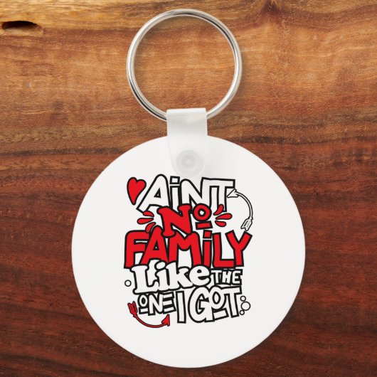 Geen familie zoals die van mijn familie. sleutelhanger (Voorkant)
