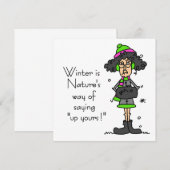 Geen fan van de winter (Voorkant / Achterkant)