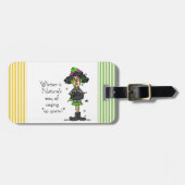 Geen fan van de winter bagagelabel (Voorkant horizontaal)