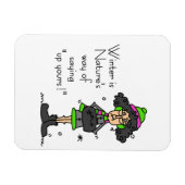 Geen fan van de winter magneet (Horizontaal)