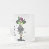 Geen fan van de winter matglas koffiemok (Voorkant links)