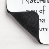 Geen fan van de winter muismat (Hoek)