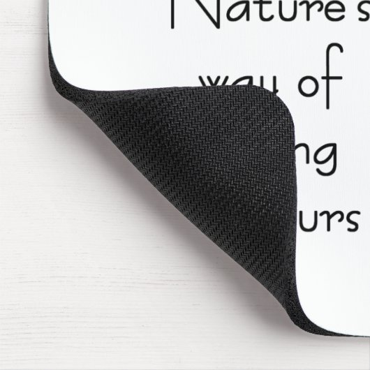 Geen fan van de winter muismat (Hoek)