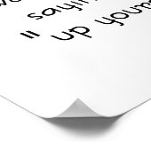 Geen fan van de winter poster (Hoek)