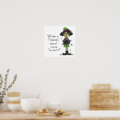 Geen fan van de winter poster (Keuken)