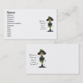 Geen fan van de winter visitekaartje (Voorkant / Achterkant)