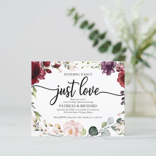 Geen Fancy budgetweddenschappen in Burgundy (Staand voorkant)