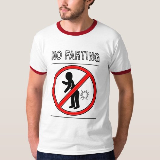 Geen Farting! T-shirt (Voorkant)
