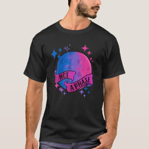 Geen Fase Funny Bisexual Flag Banner Bi Moon T-shirt