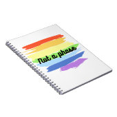Geen Fase-Gay Pride Notitieboek (Rechterzijde)