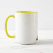 Geen Favorieten Gele 15 oz Combo Mok (Links)