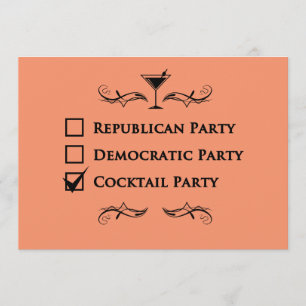 Geen feest als een cocktailparty. kaart