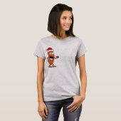 Geen feestdag tot Kielbasa Poolse kerst T-shirt (Voorkant volledig)