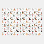 Geen feestelijke feestdagen in het Hondenras Inpakpapier Vel (Voorkant 3)