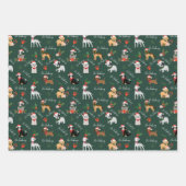 Geen feestelijke feestdagen in het Hondenras Inpakpapier Vel (Voorkant)